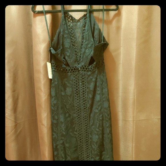 NWT Free People Anastasia Halter Lace maxi - Picture 3 of 7